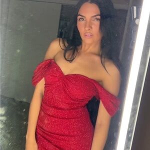 Red dress